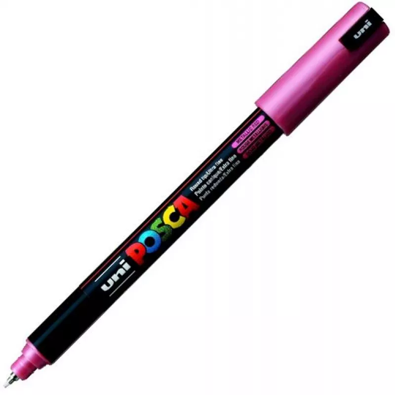 UNİ POSTER MARKÖRÜ POSCA PC-1MR 0.7 METALİK KIRMIZI