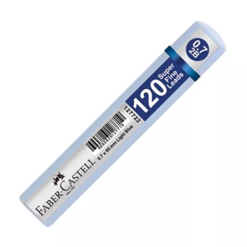 FABER CASTELL 0.7mm - 2B -120 li AÇIK MAVİ KUTU Kalem ucu