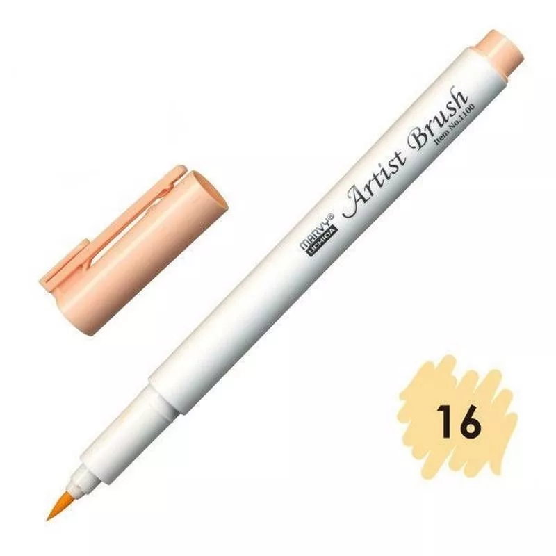 Marvy Artist Brush Fırça Uçlu Kalem 1100 No:16 Pale Orange