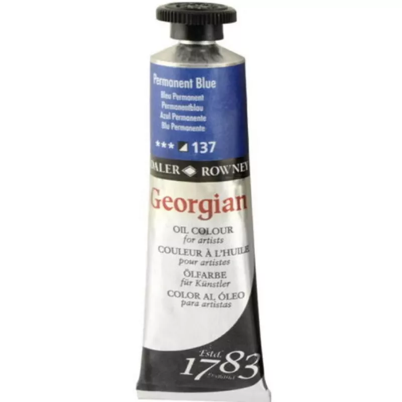 Daler Rowney Georgian Yağlı Boya 38 ml. Permanent Blue No:137