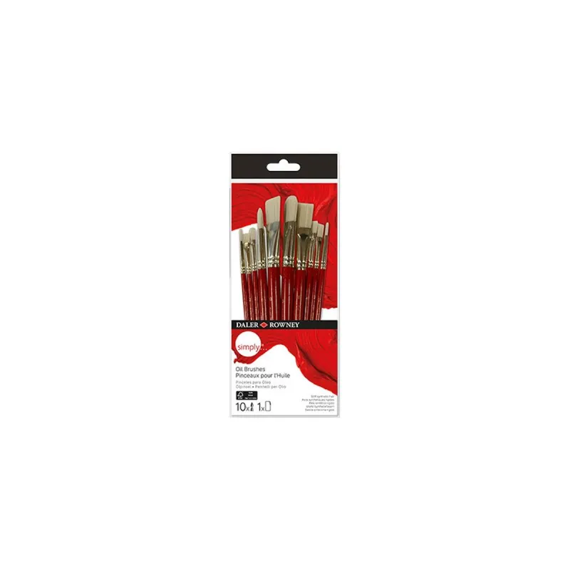 DALER ROWNEY SİMPLY OİL BRUSHES 10LU FIÇA SETİ