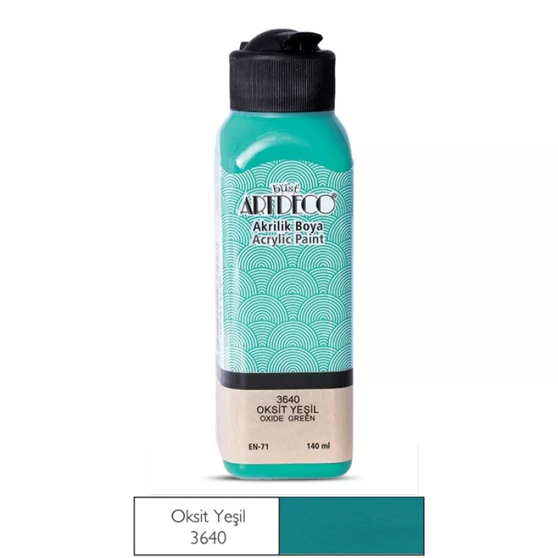 ARTDECO AKRİLİK 140 ML OKSİT YEŞİL 3640