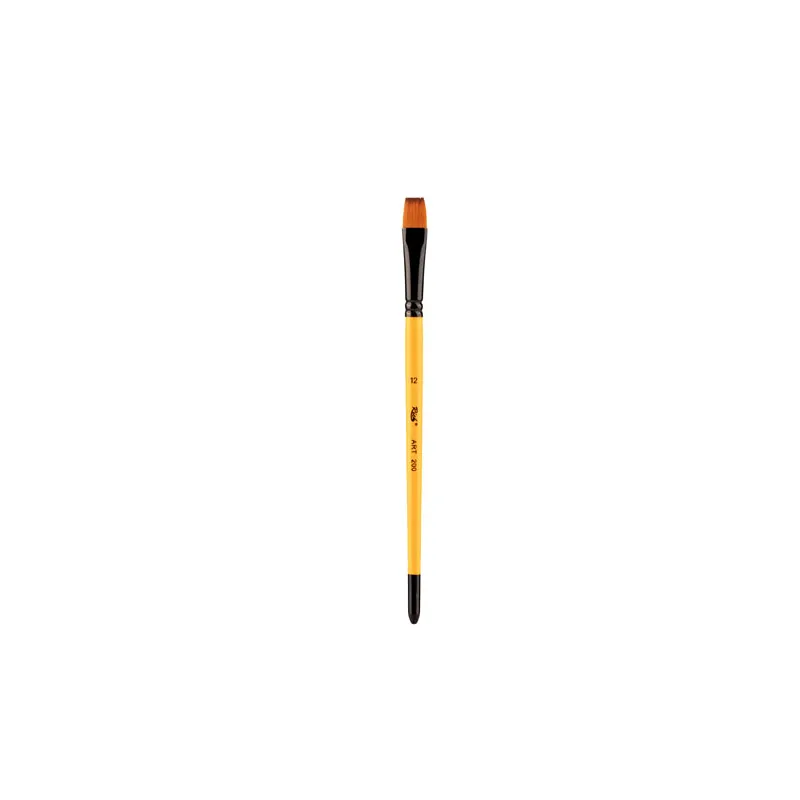 RİCH ART 200 SERİSİ SENTETİK KIL DÜZ KESİK FIRÇA NO: 12 17381