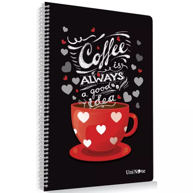 ÇINAR A4 COFFEE SPR.PP 72YP.KARELİ DEFTER .72608